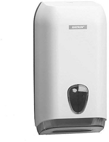 Katrin 92582 Toilettenpapierspender, gefaltet, Weiß