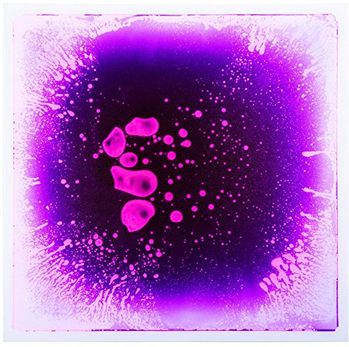 Art3d Fancy Bodenfliese für Kinderzimmer, flüssig umhüllte Bodenfliese, 30 x 30 cm, Violett, 1 Stück