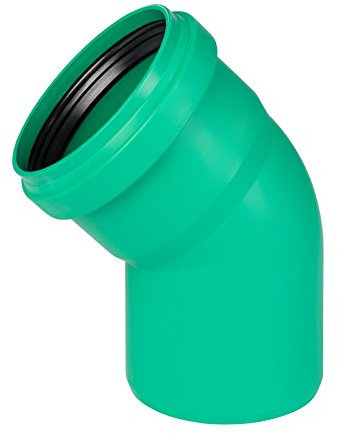 KG 2000 Bogen DN 160 Neigung: 45°
