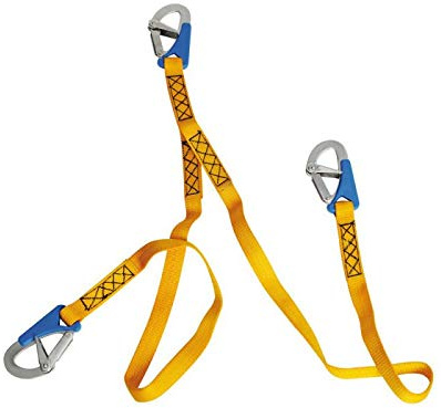 Osculati Euro Lightline safety line 2m + 3 shackles Fast opening