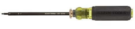 Klein Tools 32708 Adjustable Screwdriver, #1 and #2 Square, Made in USA