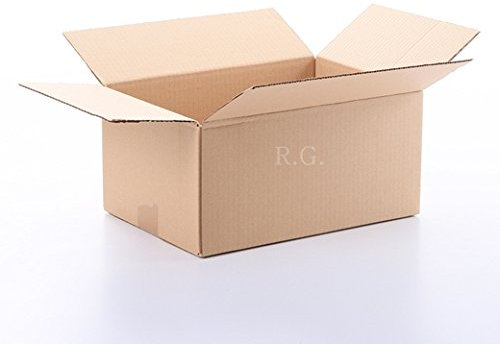 rg-vertrieb Versandkarton Karton Faltkarton Verpackungen Bücherkartons 300x215x140 mm (100 Stück)