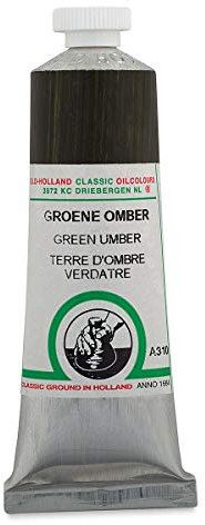 Old Holland Huile classique : 40ml Vert Terre d'ombre
