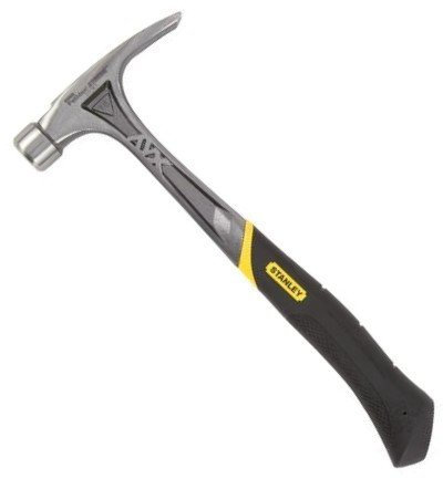Stanley 51-165 FatMax Xtreme Lot de 4 marteaux de clouage à tête lisse anti-vibration Longueur 34,5 cm 567 g