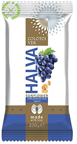 Halva mit Erdnuessen und Rosinen 270 g Pack