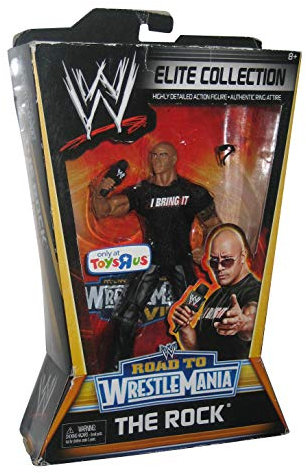 Figur WWE The Rock Elite Serie Road to Wrestlemania