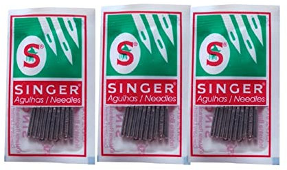 Singer Nähmaschinennadeln der Nadelstärken 14 (90/14), 16 (100/16) und 18 (110/18) 90/14