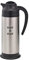 Service Ideas SSN100HHET Steelvac Carafe gravée Half & Half  Base noire 1 l