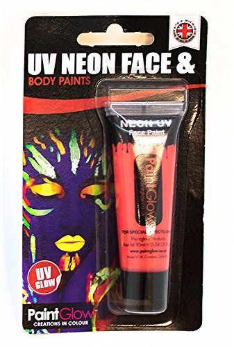 Smiffys 46002 - UV Face und Body Paint Blisterpackung, 10 ml