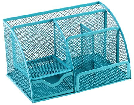 WINOMO Schreibtisch Organizer Tisch-Organiser Stifthalter Stifteköcher Stiftebox Mesh Briefpapier Container Veranstalter Caddy