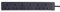 PRO ELEC pl12986 Surge Protected Extension Lead, 6 Socket, 8 Metres, Neon On Light, Black 6 Gang