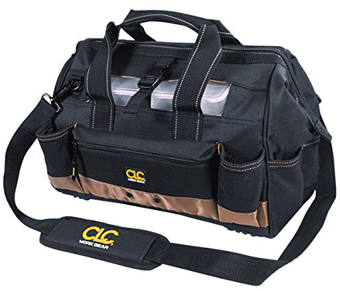 CLC Custom Leathercraft 1534 16 in. Tote Bag with Top Plastic Tray, 23 Pocket