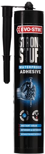 EVO-STIK Strong Stuff Waterproof Adhesive, Superior Strength, Can be used underwater, Colour: White
