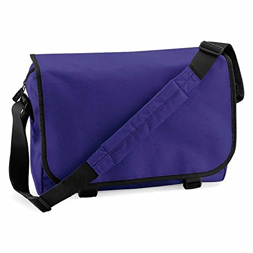 BAGBASE - Sacoche besace porte documents bandoulière - BG21 - violet purple - mixte homme/femme -
