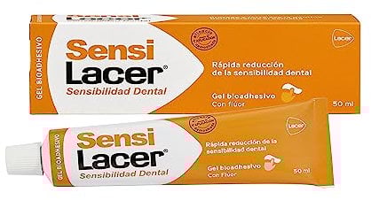 LACER SENSI - Gel Bioadhesivo 50 ml, Acción Desensibilizante, Efecto Rápido y Duradero, Protección Diaria Contra la Caries, Fortalece la Dentina Expuesta