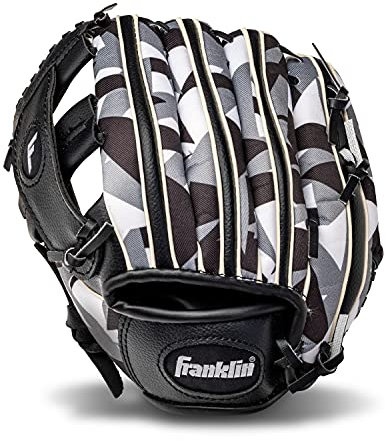 Franklin Sports RTP digi-camo Teeball Performance Handschuhe, 24,1 cm, schwarz/weiß