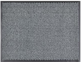 andiamo Fußmatte Easy - Schmutzfangmatte für den Hauseingang - flexibel einsetzbar als Türmatte innen, Fußabtreter im überdachten Außenbereich oder als Schuhmatte 90 x 150 cm Hellgrau