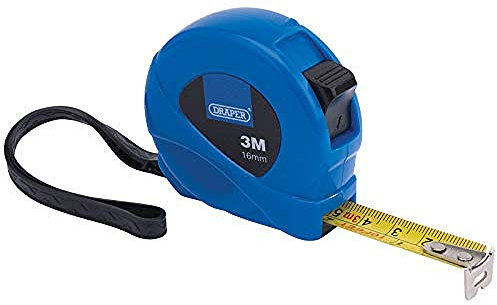 Draper - 75880 - Mètre ruban - Bleu - 3 m x 16 mm