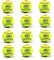 BARNETT OSS-1 Softball Ball Training, Größe 12, Farbe Fluo gelb, 12 Stück (1 Dutzend)