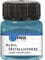 KREUL 77282 - Acryl Metallicfarbe, 20 ml Glas in petrol, glamouröse Acrylfarbe mit Metalliceffekt auf Wasserbasis, cremig deckend, schnelltrocknend und wasserfest