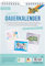 Bastel Dauerkalender 17 x 24 cm Jahreskalender zum Selbstgestalten Bastelkalender Kalender DIY Weiß