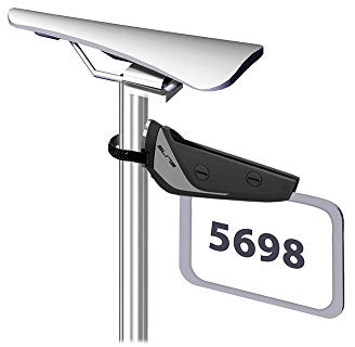 Elite Unisex – Erwachsene FA003512015 Startnummernhalter, schwarz, 25–70 mm