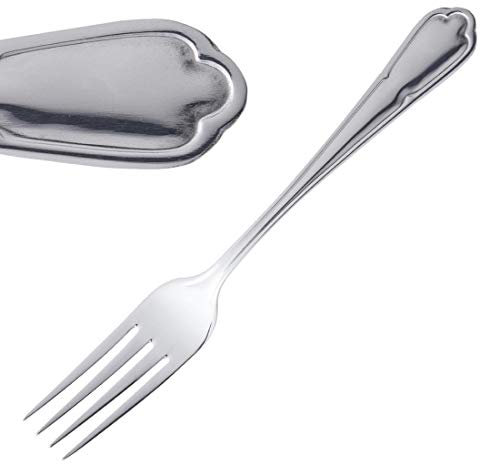 Olympia Dubarry Lot de 12 fourchettes de table en acier inoxydable 18/0 202 mm