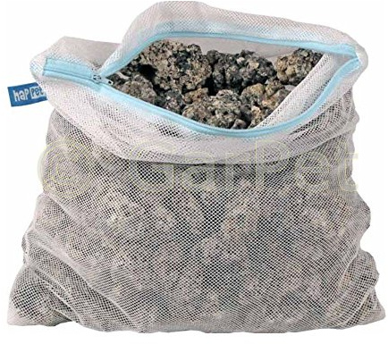 Filterbeutel mit Reißverschluss Teichsack Netzbeutel Netzsack Filtersack Filternetz (Grösse 1. 19x14cm)