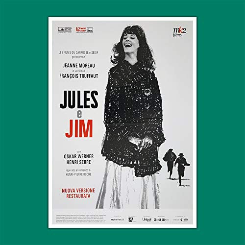 Poster Movie Original Jules & Jim - Truffaut - 70 x 100 cm
