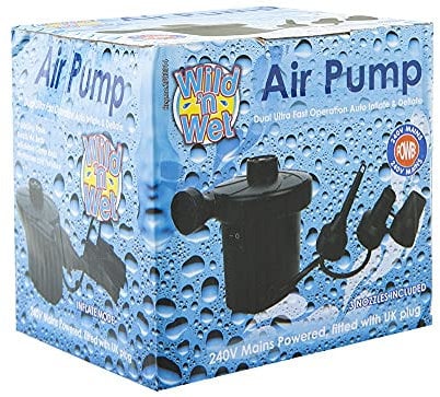 Black Compact Inflating/Deflating Air Pump - 1 Piece - Efficiently Convenient - Perfect for Paddling Pools, Air Beds, Inflatable Mattresses & Furniture