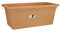Elho Green Basics Garden Xxl 100 - Fioriera per Esterno - Ø 96.0 x H 39.5 cm - Marrone/Mild Terra