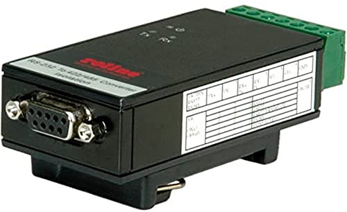 ROLINE RS232 nach RS422/485 Konverter für DIN Hutschiene, selfpowered