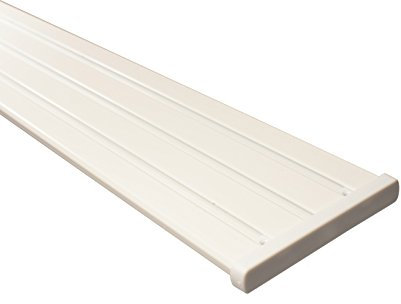 iso-design Gardinenschiene 3 und 4 läufig aus Aluminium in weiß, 140 cm