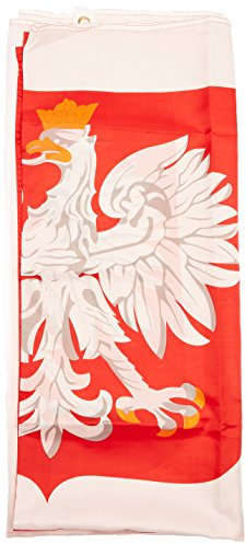 XXL Flagge Fahne Polen mit Adler 150 x 250 cm