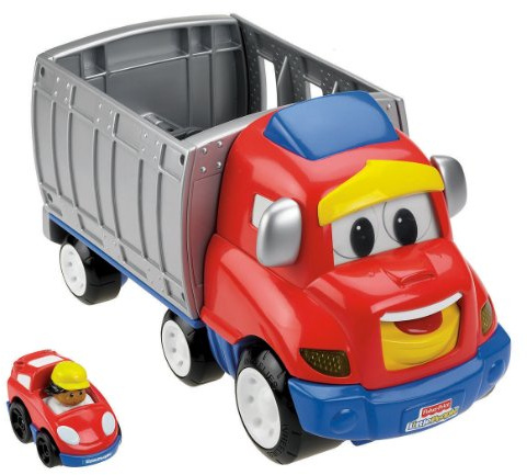 Fisher Price - W1461 - Véhicule Miniature et Circuit - Zig le Camion - Transporteur