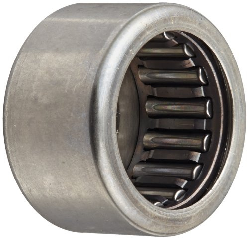 INA BK1412 Nadelrollenlager, Stahlkäfig, geschlossenes Ende, offen, metrisch, 14 mm Innendurchmesser, 20 mm Außendurchmesser, 12 mm Breite, 16000 U/min maximale Drehgeschwindigkeit, 1910 lb statische Tragkraft, 1600 lbf dynamische Belastbarkeit
