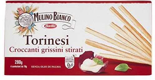 Mulino Bianco Grissini Torinesi Croccanti, Snack Salato per La Merenda, 280g