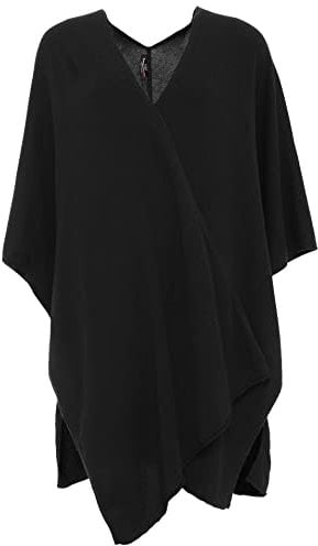 Cashmere Dreams Poncho-Schal mit Kaschmir - Hochwertiges Cape für Damen - XXL Umhängetuch und Tunika mit Ärmel - Strick-Pullover - Sweatshirt - Stola für Sommer und Winter Zwillingsherz - SWR
