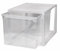 Kreher Schubladenbox, Ordnungsboxen aus Kunststoff. Erweiterbare Aufbewahrungsboxen mit Schubladen als Schubladenturm oder für Regale und Schränke. (48 Liter)