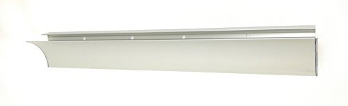 10 mm Wandprofil LINO10 silbern 40 cm Regalträger / 1 Klemmschiene Aluschiene