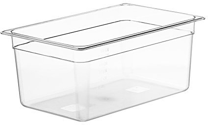 LIPAVI Contenedor Sous Vide C15-18 litros - Policarbonato, transparente - Adecuado para 2x N15X /L15