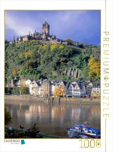 CALVENDO Puzzle Reichsburg Cochem an der Mosel, Neugotik | 1000 Teile Lege-Größe 48 x 64 cm Foto-Puzzle für glückliche Stunden