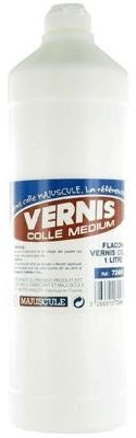 Majuscule-vernis Colle - Flacon 1000ml [Fournitures de bureau]