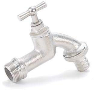 REHAU Messing Wasserhahn 1/2 REHAU mit Schlauchverschraubung