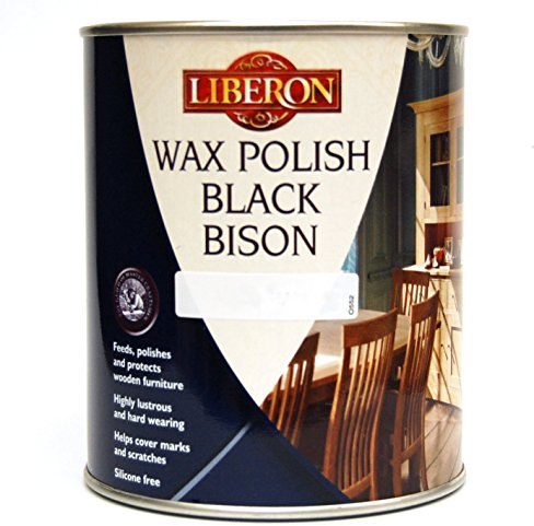 Libéron Black Bison Wax Paste, 1 Liter (Antique Pine), Wood & Furniture Polishing and Protecting