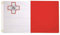 U24 Fahne Flagge Malta 60 x 90 cm