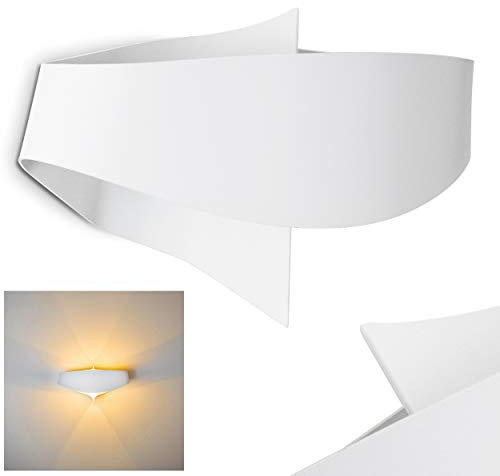 Appliques murales Padua en métal blanc, élégant luminaire pour 2 ampoules G9, ampoule(s) non incluse(s)