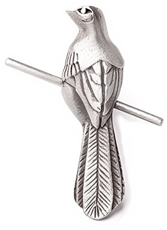 Game of Thrones Littlefinger Broche oiseau moqueur Maison de Baelish, Zinc