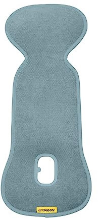 Aeromoov - Baby Sitzauflage Air Layer - Einlage Für Autositz oder Kinderwagen - Gruppe 0 - Antischwitz Sommerbezug - Bio-Baumwolle - Mint