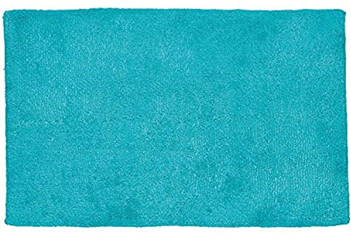Kela 22462 Badematte Ladessa 80x50cm aus Baumwolle in Türkis, Baumwolle, 50 x 80 x 0,8 cm